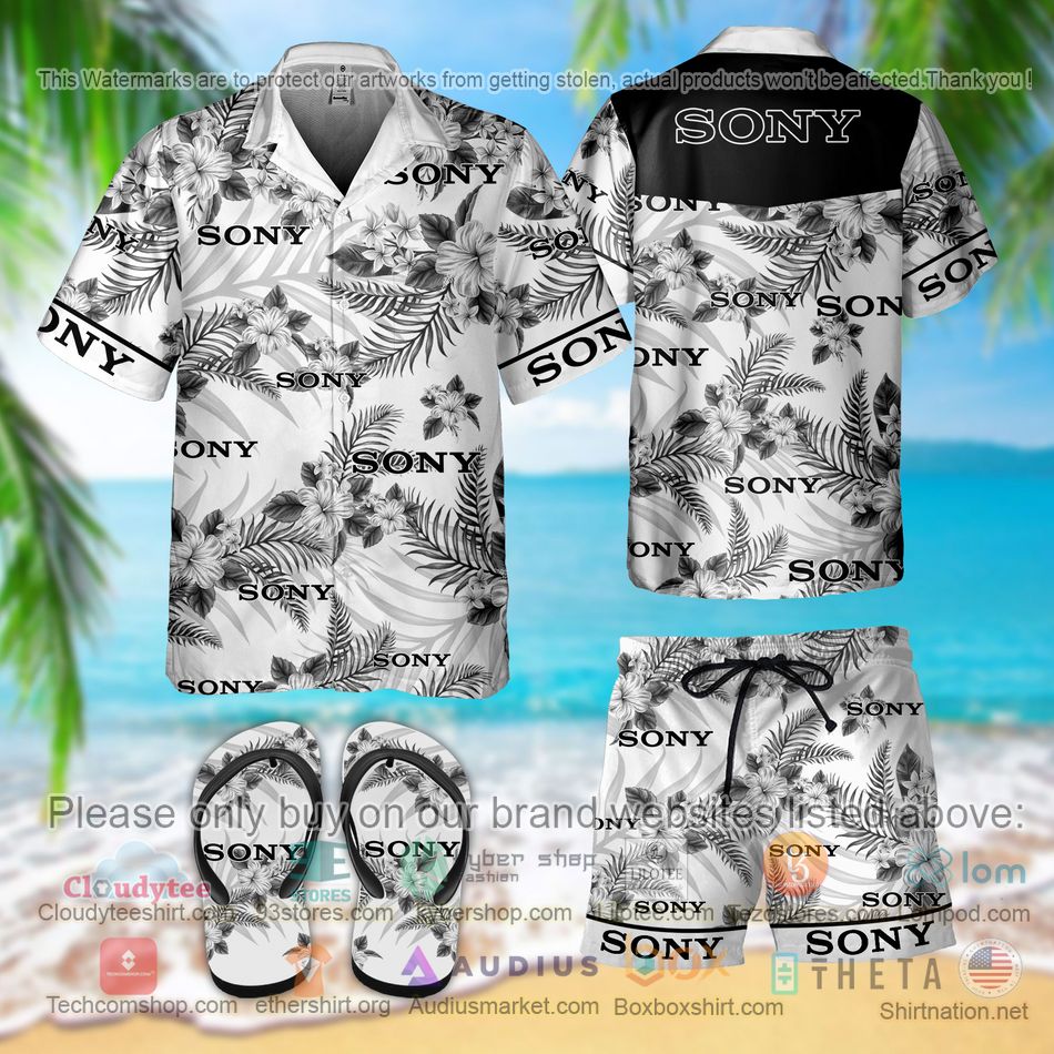 sony hawaiian shirt shorts 1 36045