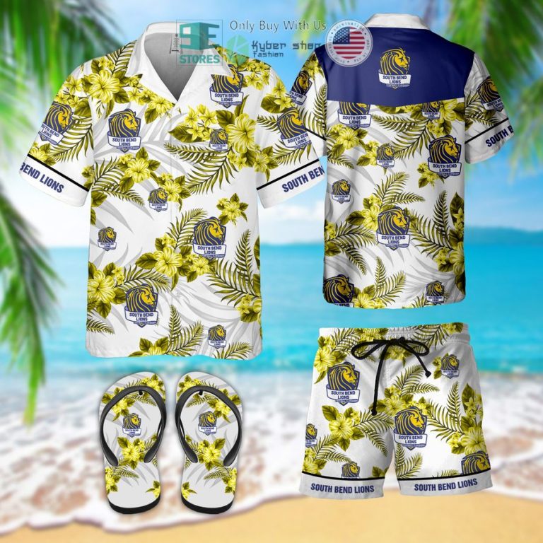 south bend lions hawaiian shirt flip flops 1 22661