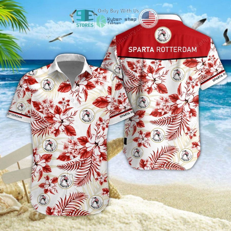 sparta rotterdam red hawaii shirt shorts 1 35485
