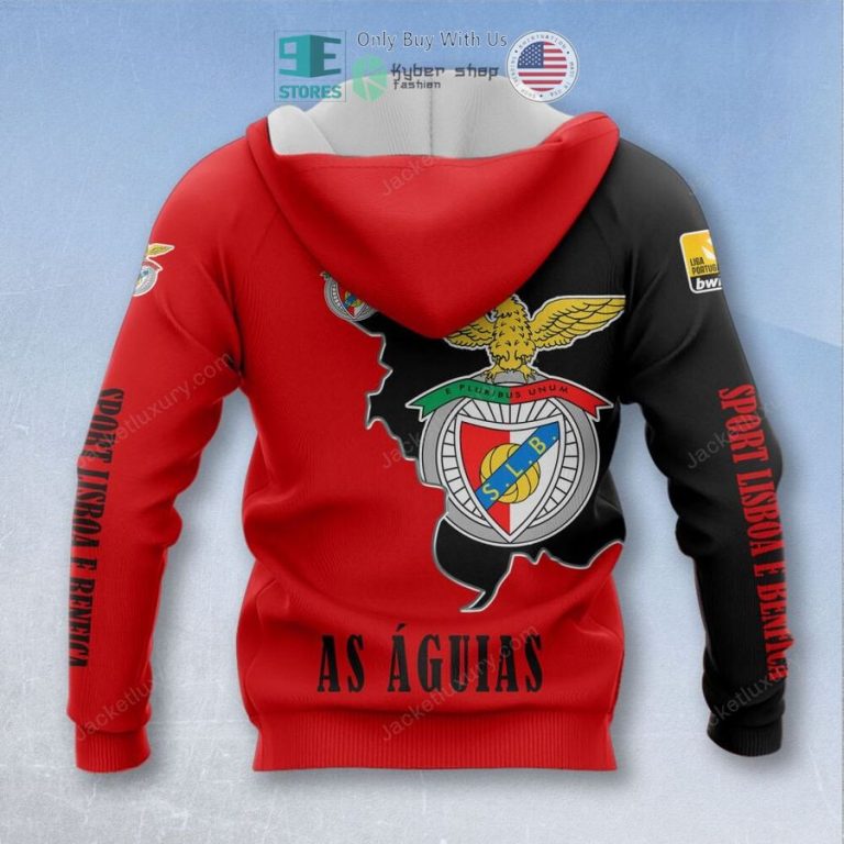 sport lisboa e benfica 3d shirt hoodie 3 5025