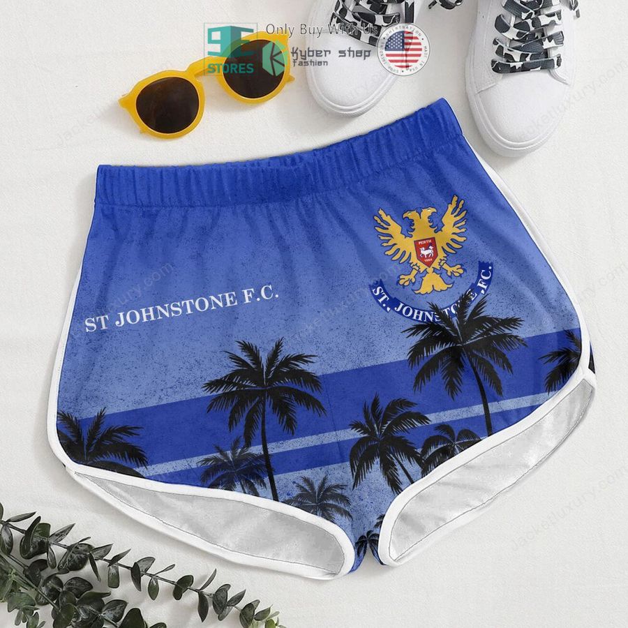 st johnstone football club blue hawaii shirt shorts 6 8109