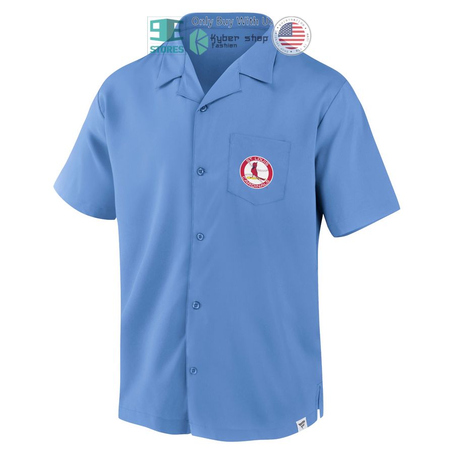 st louis cardinals fanatics branded proven winner camp light blue hawaiian shirt 2 49786