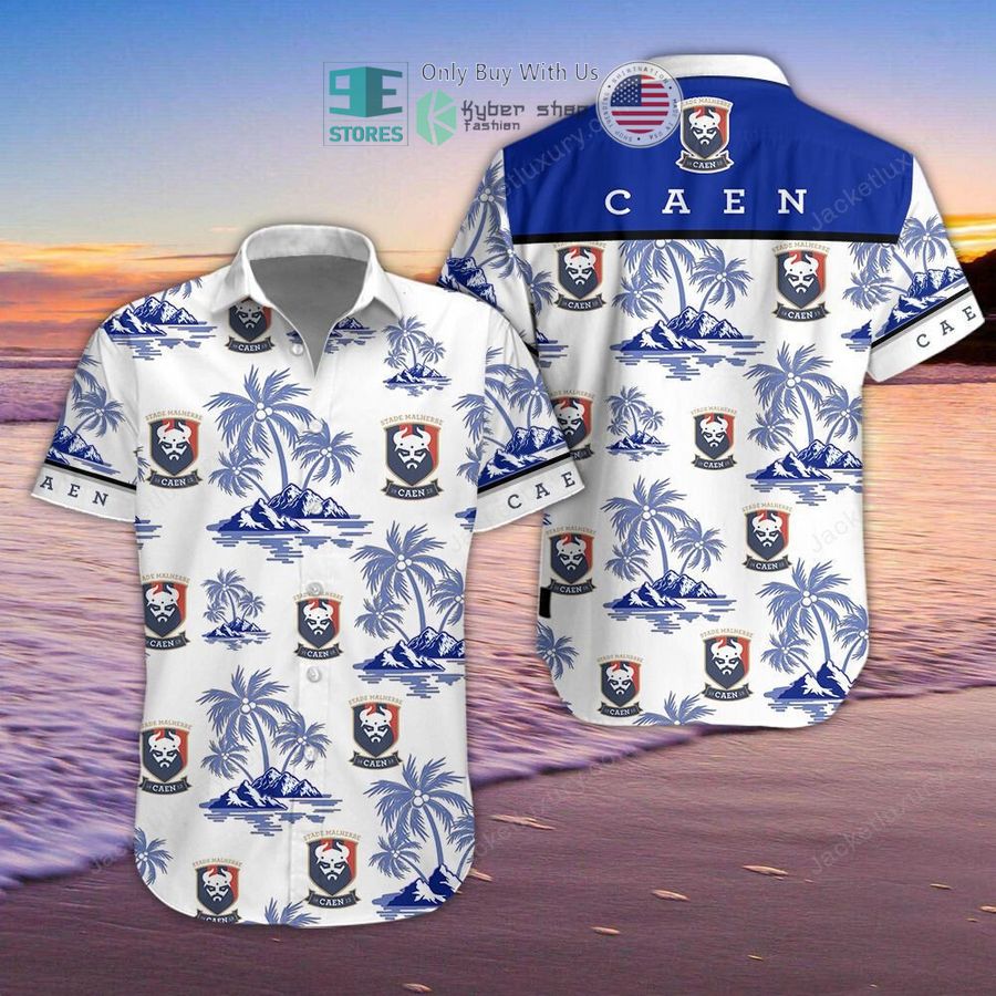 stade malherbe caen hawaiian shirt shorts 1 56331