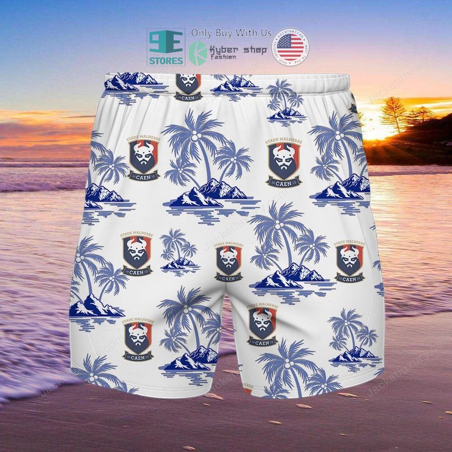 stade malherbe caen hawaiian shirt shorts 2 18834