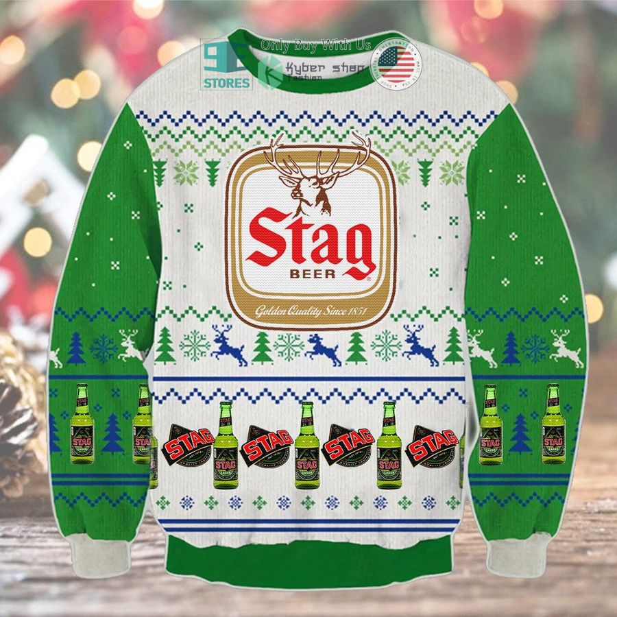 stag beer christmas sweatshirt sweater 1 20185