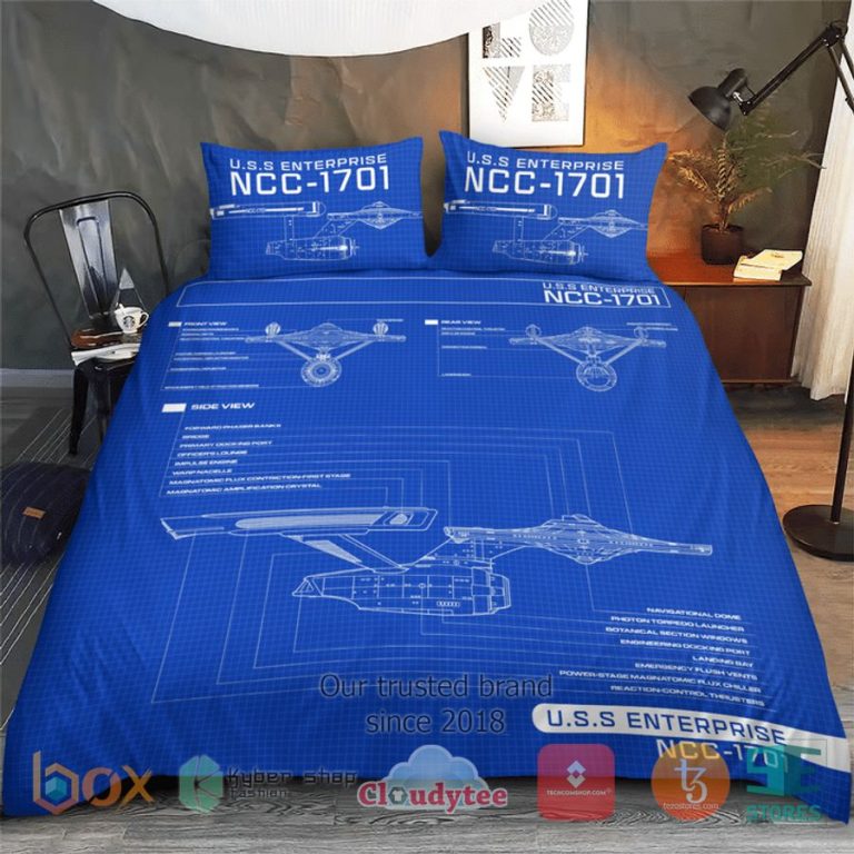 star wars u s s enterprise ncc 1701 bedding set 1 57636