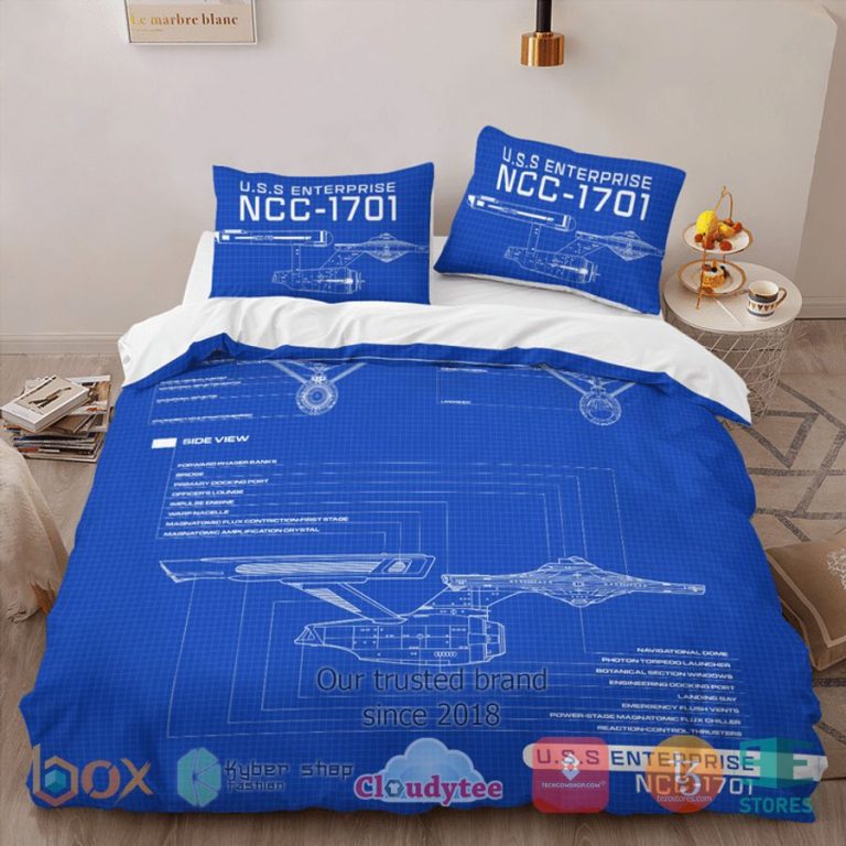 star wars u s s enterprise ncc 1701 bedding set 2 73533