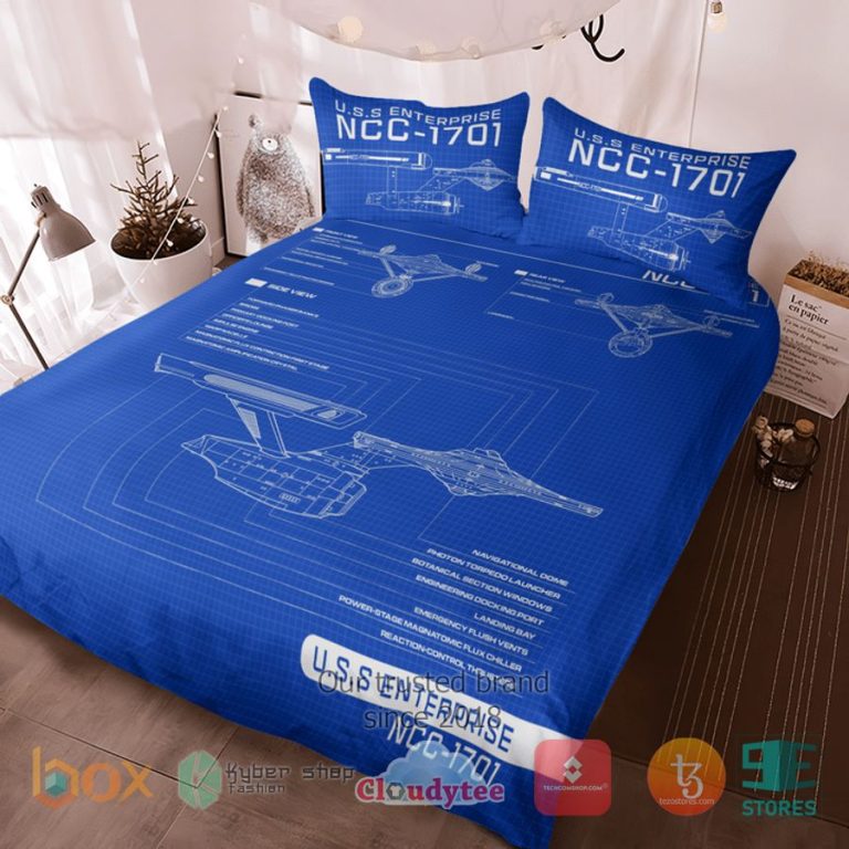 star wars u s s enterprise ncc 1701 bedding set 3 42612