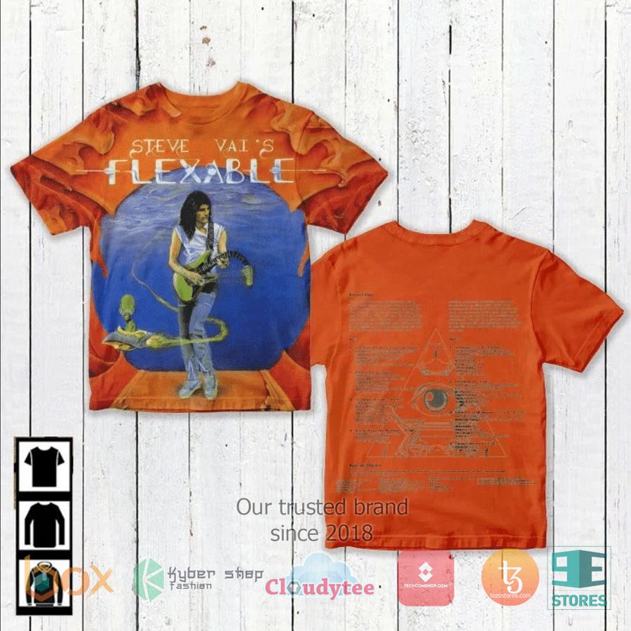 steve vai flex able album 3d t shirt 1 92117