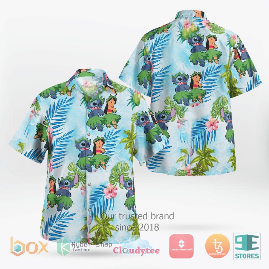 stitch and lilo hawaiian shirt 1 73650