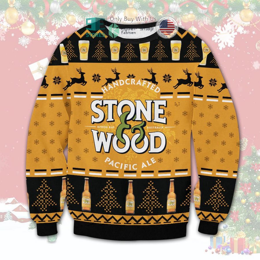 stone wood pacific ale christmas sweatshirt sweater 1 11009