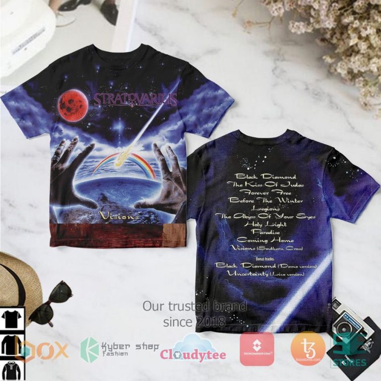 stratovarius visions album 3d t shirt 1 4894