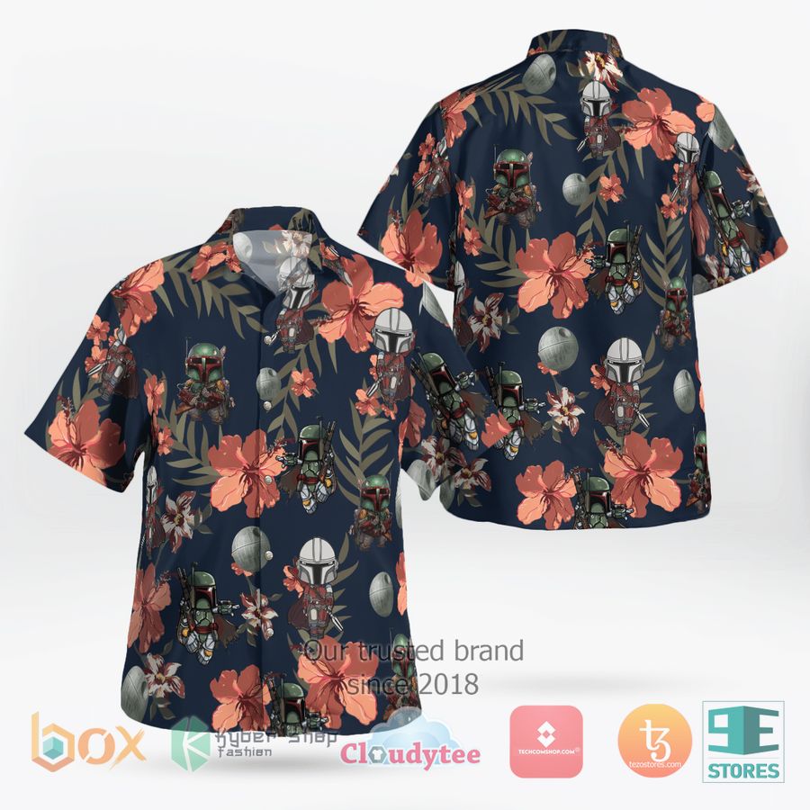 stroomper star wars hibiscus hawaiian shirt shorts 1 90613
