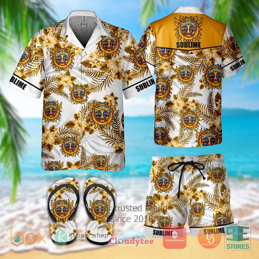 sublime band hawaiian shirt shorts 1 83121