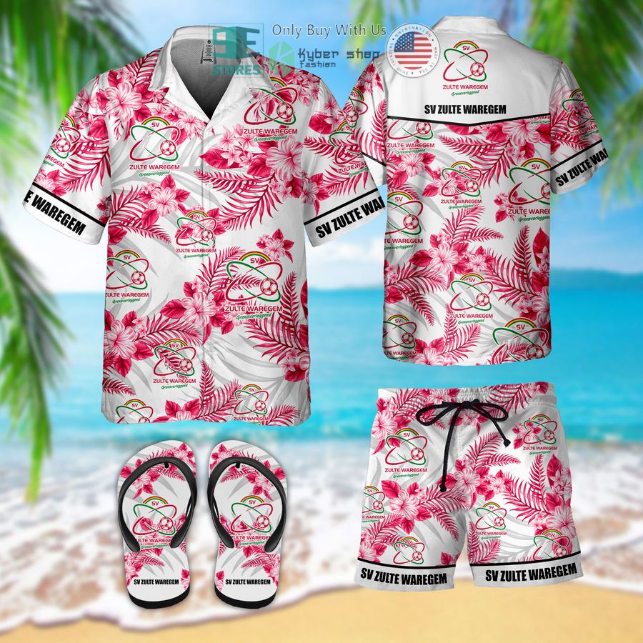 sv zulte waregem hawaii shirt shorts 1 99612