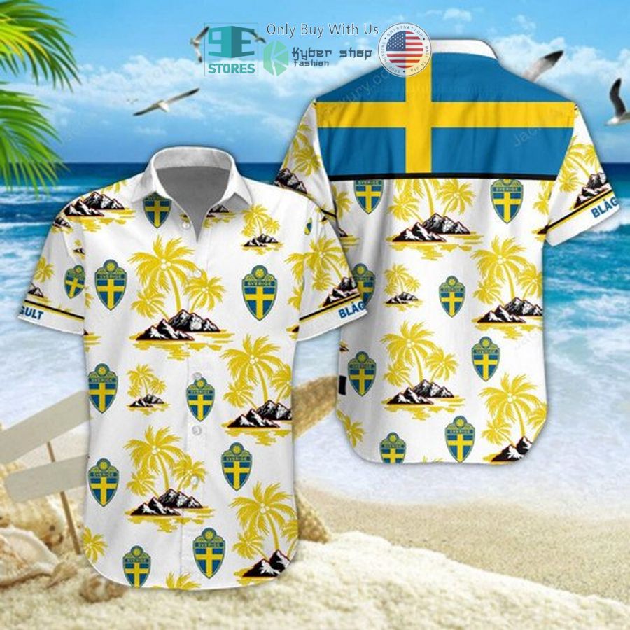 sweden national football team hawaiian shirt shorts 1 34341