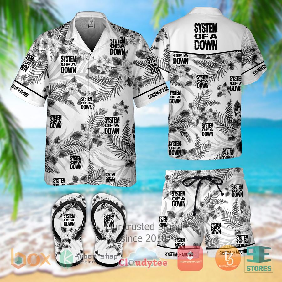system of a down band hawaiian shirt shorts 1 45260