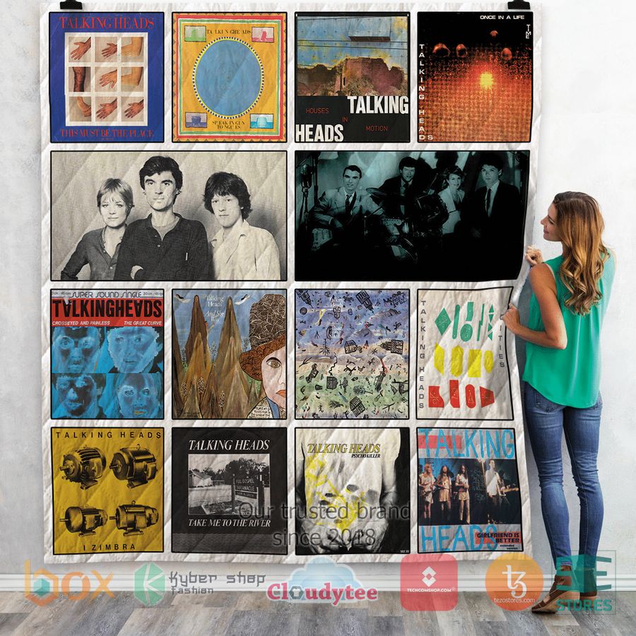 talking heads band album covers quilt 1 74919