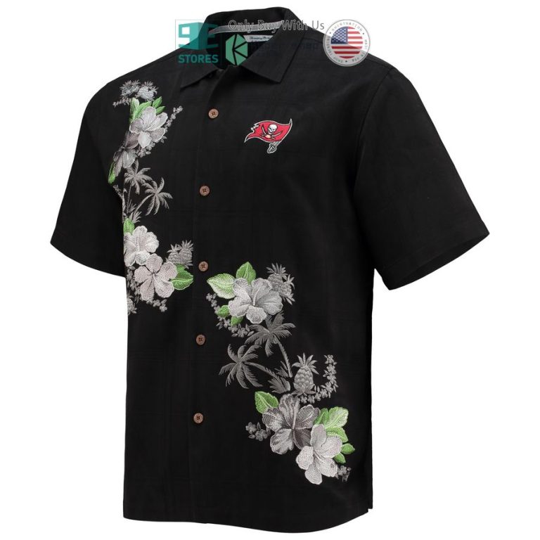 tampa bay buccaneers tommy bahama azule oasis black hawaiian shirt 2 10356