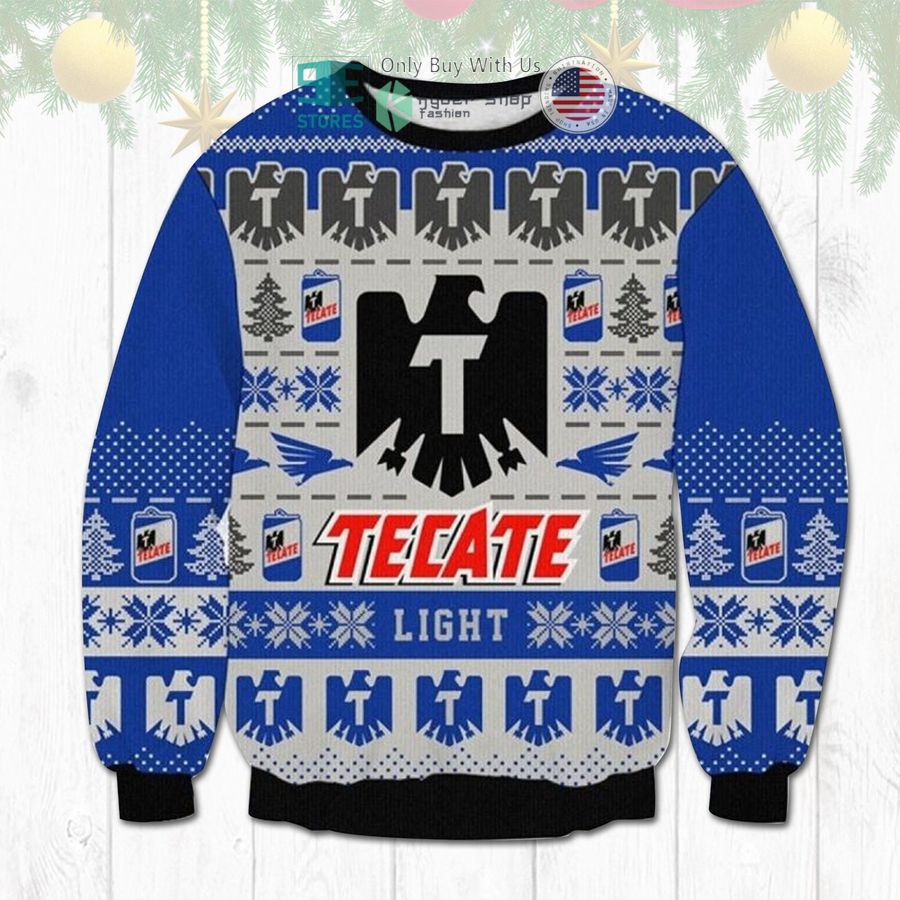 tecate light christmas sweatshirt sweater 1 27399