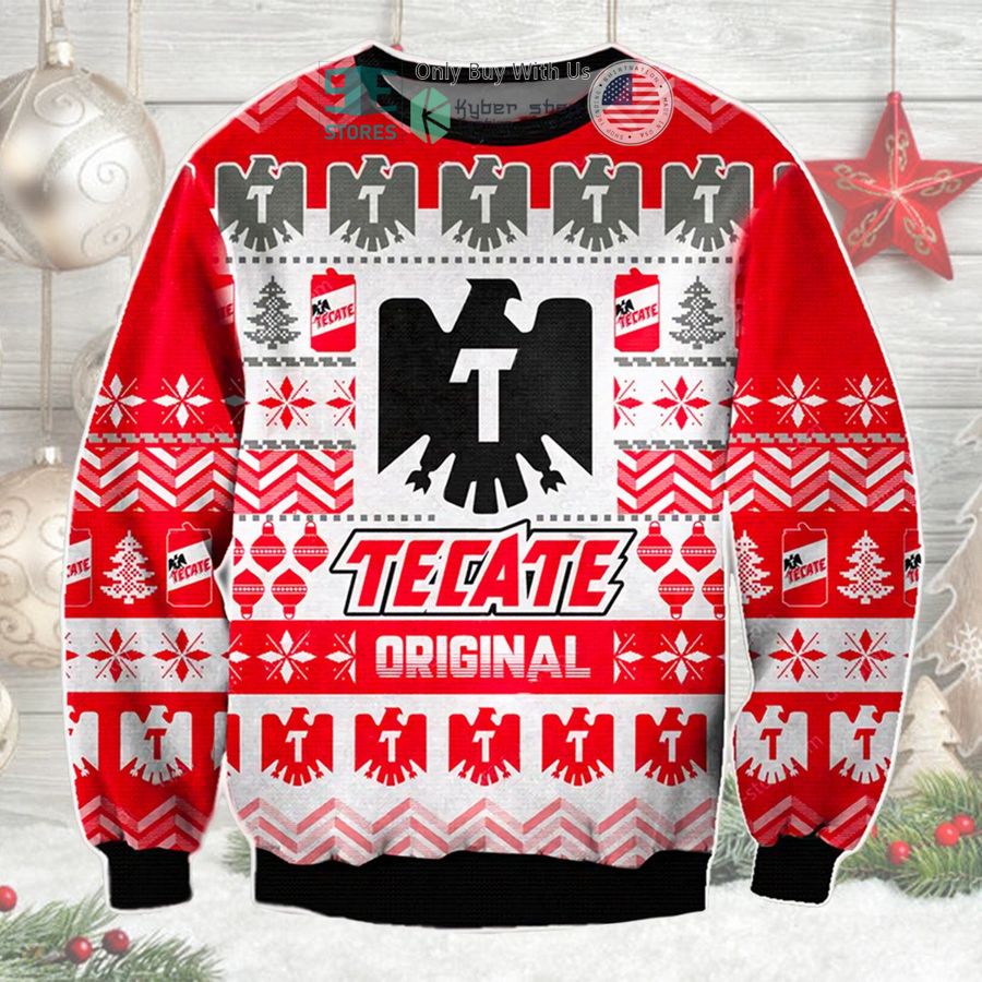 tecate original christmas sweatshirt sweater 1 69442