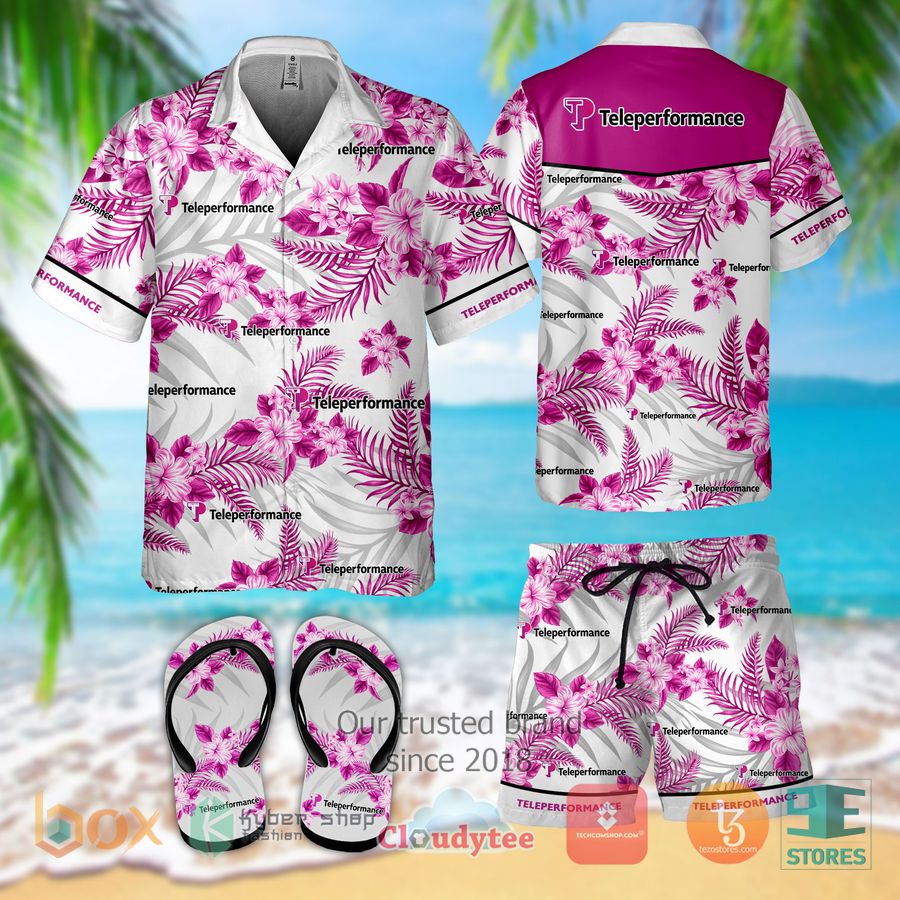 teleperformance hawaiian shirt shorts 1 25384