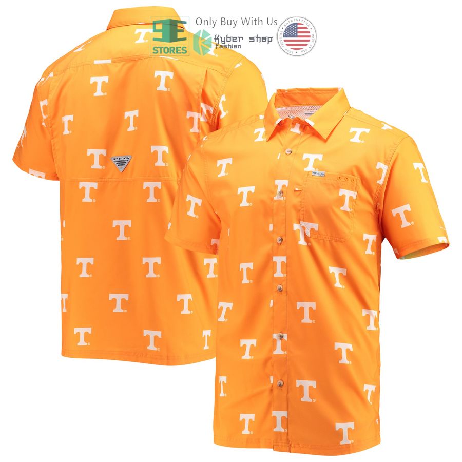 tennessee volunteers columbia super slack tide tennessee orange hawaiian shirt 1 94531