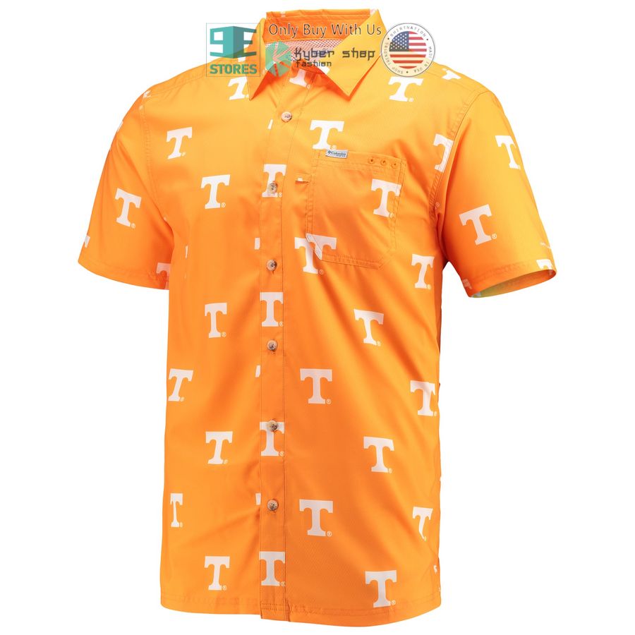tennessee volunteers columbia super slack tide tennessee orange hawaiian shirt 2 88858