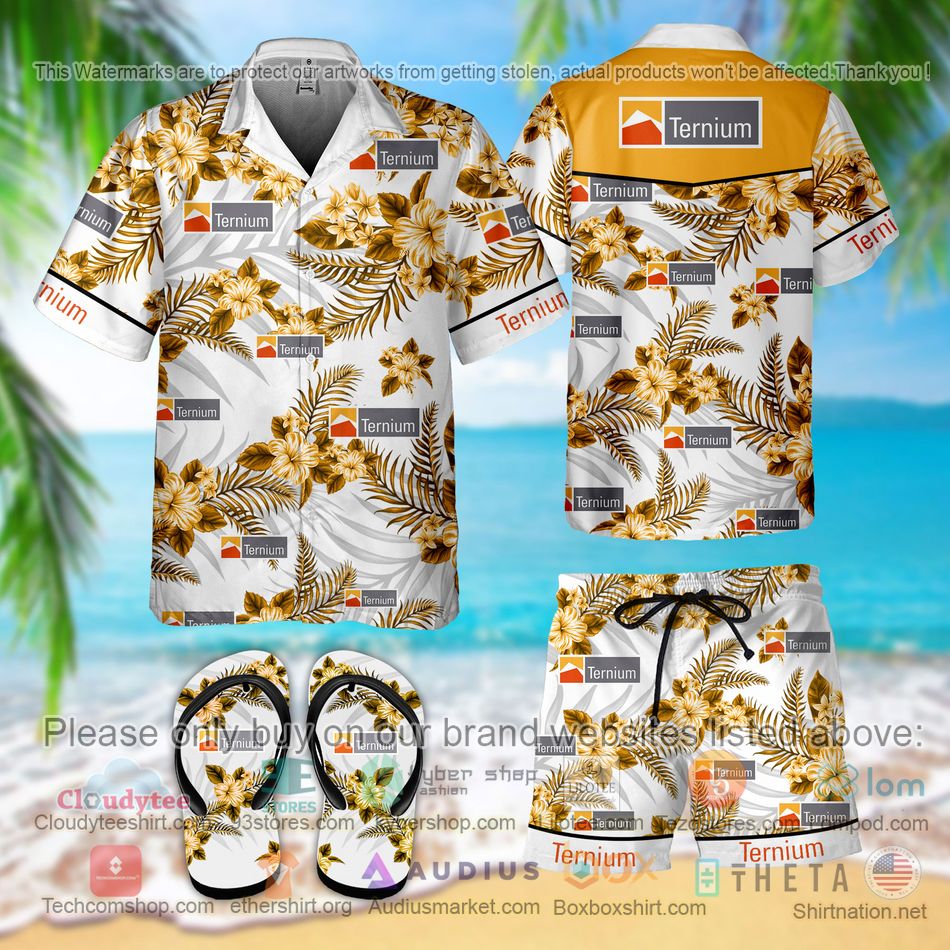 ternium hawaiian shirt shorts 1 2865