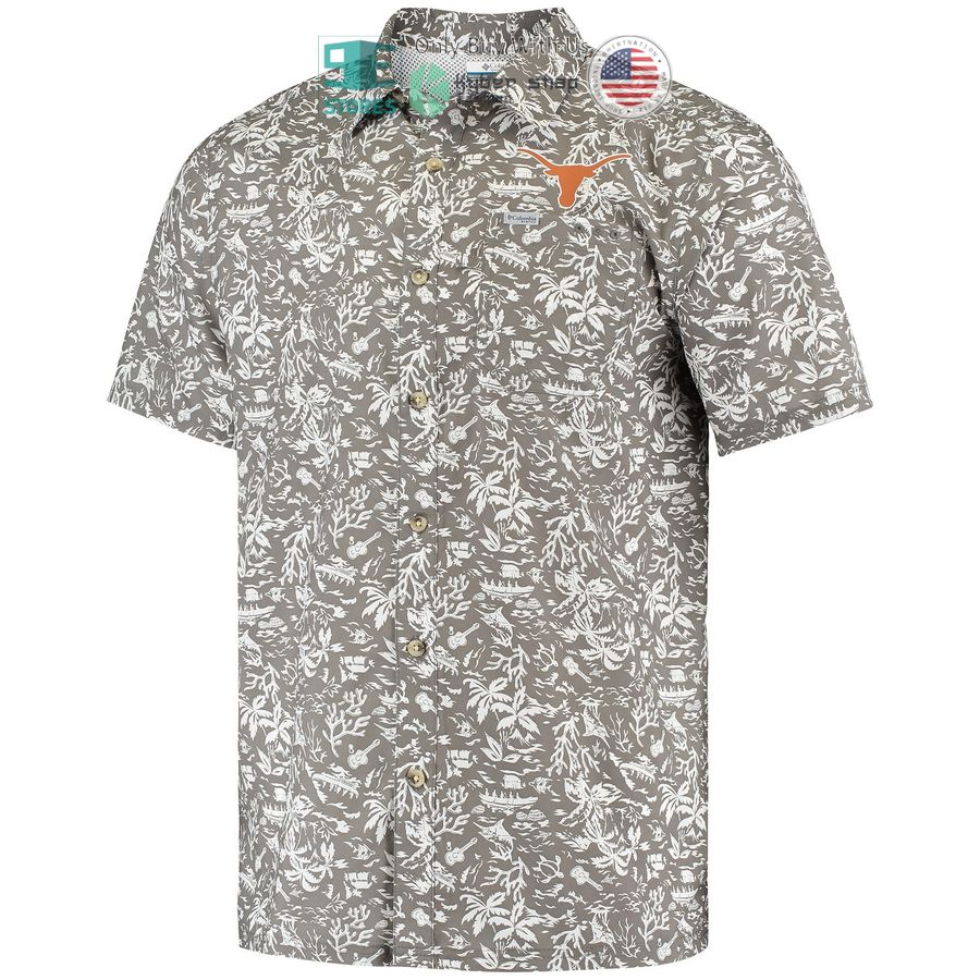 texas longhorns columbia super slack tide gray hawaiian shirt 2 60087