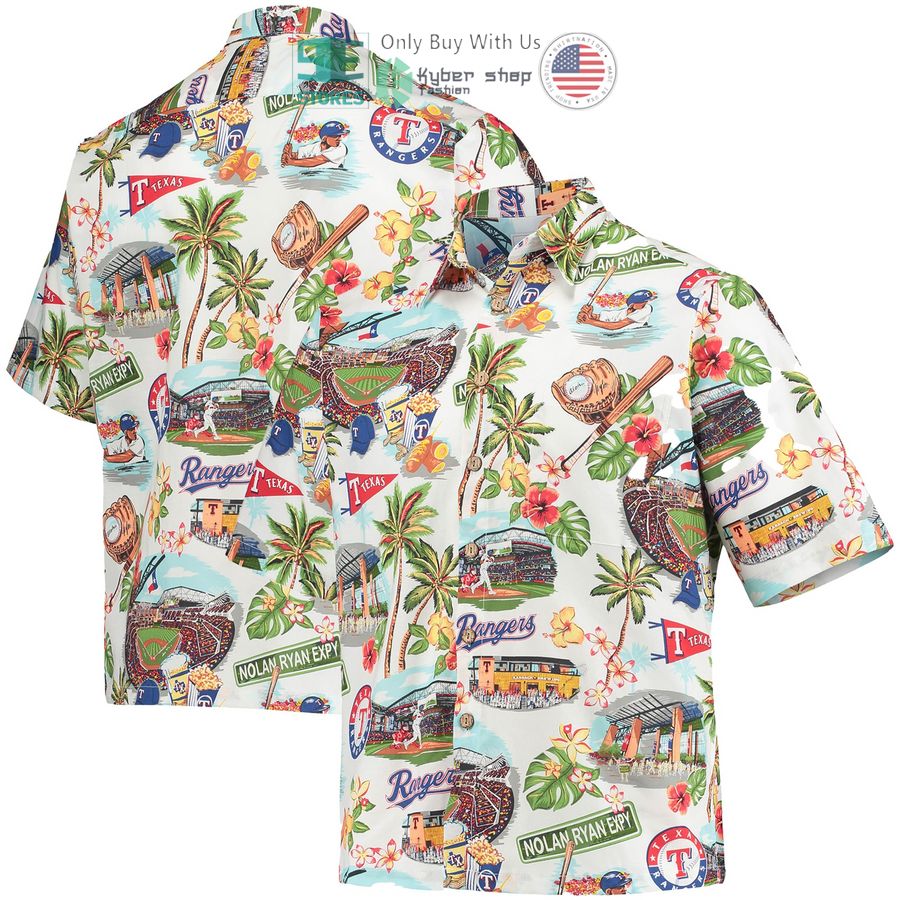 texas rangers reyn spooner scenic white hawaiian shirt 1 27028