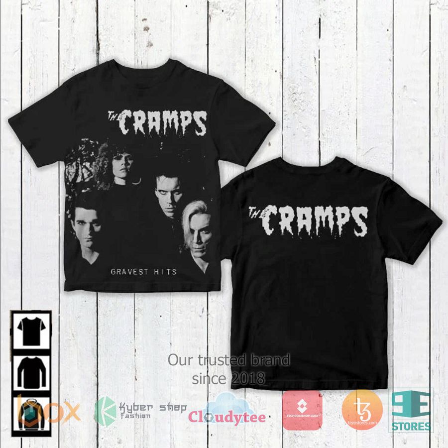 the cramps band gravest hits album 3d t shirt 1 97903