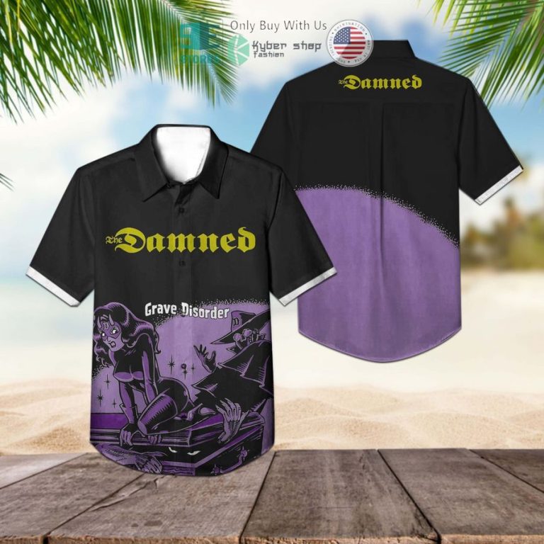 the damned band grave disorder album hawaiian shirt 1 43949