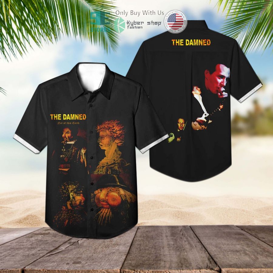 the damned band not of this earth album hawaiian shirt 1 75809