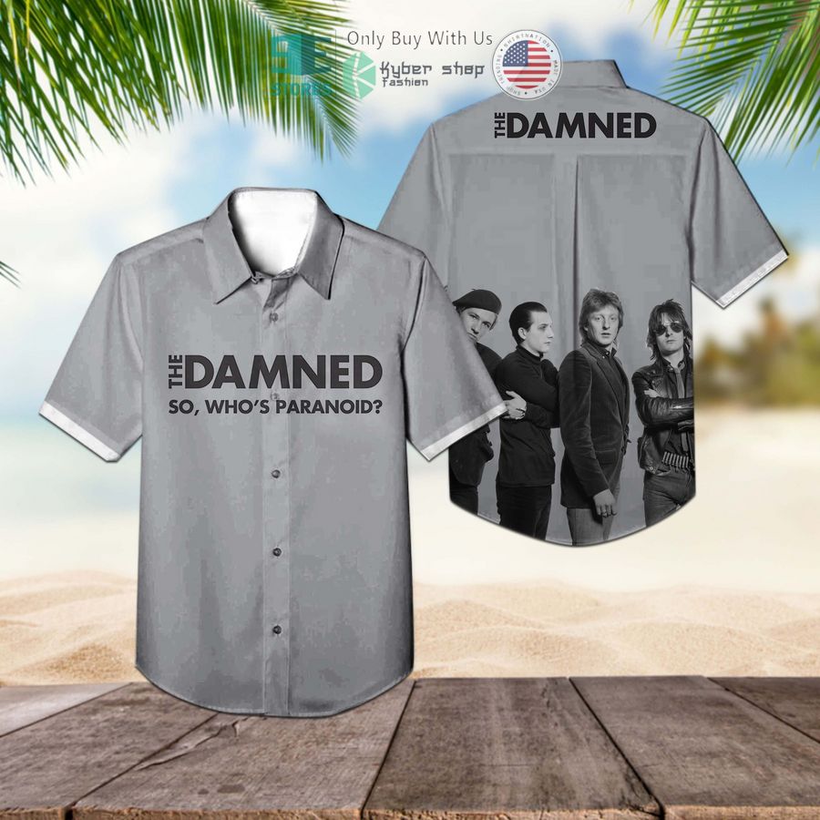 the damned band so whos paranoid album hawaiian shirt 1 8731