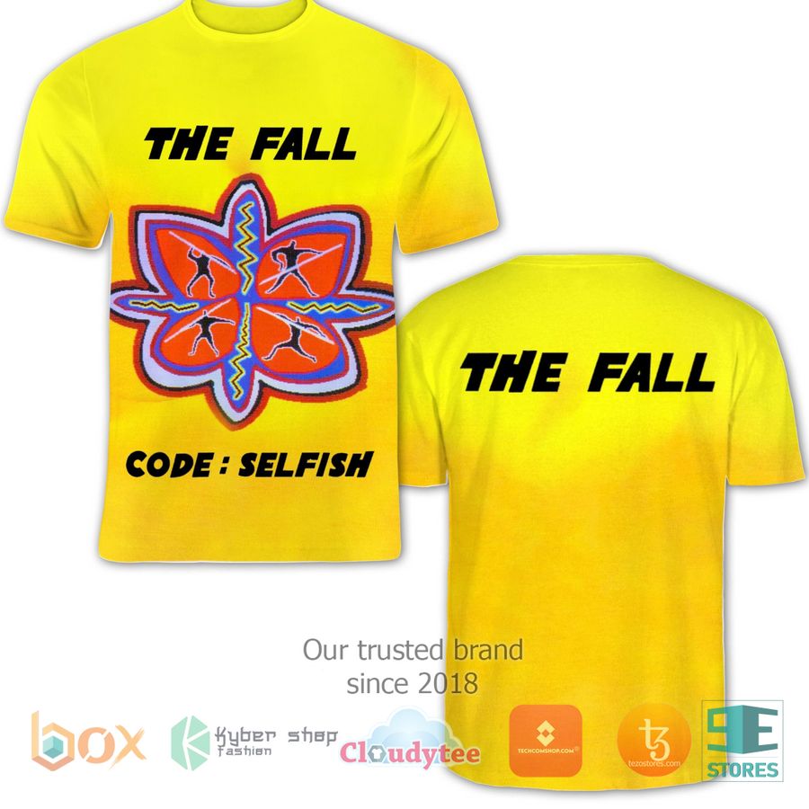 the fall band code selfish yellow album 3d t shirt 1 88227