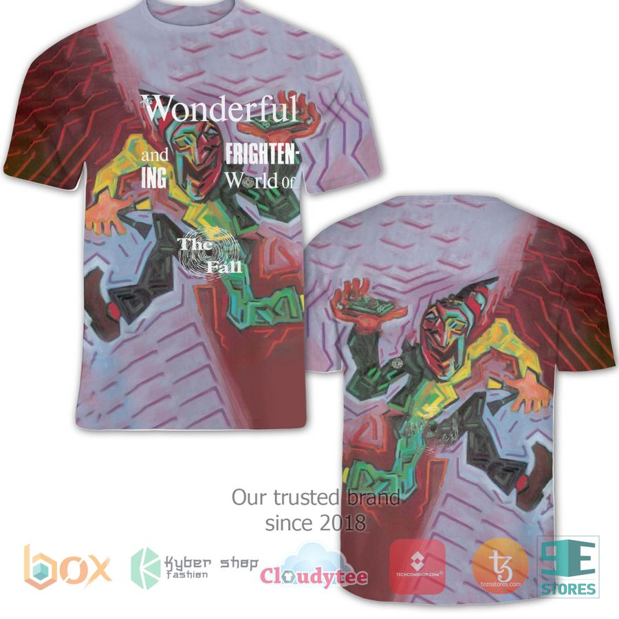 the fall band the wonderful and frightening album 3d t shirt 1 89267