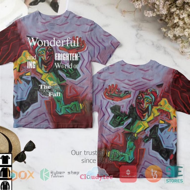 the fall band the wonderful and frightening world of album 3d t shirt 1 73596