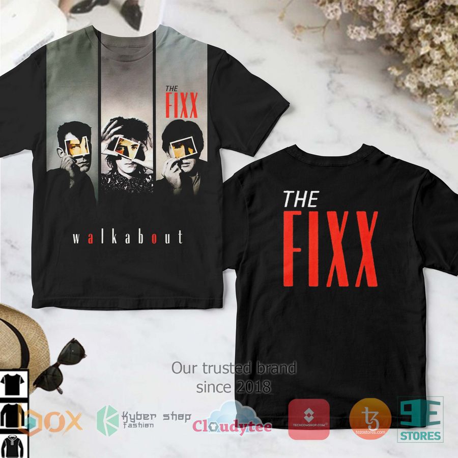the fixx band walkabout album 3d t shirt 1 43045