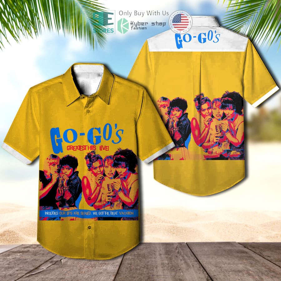 the go gos band greatest hits album hawaiian shirt 1 31452