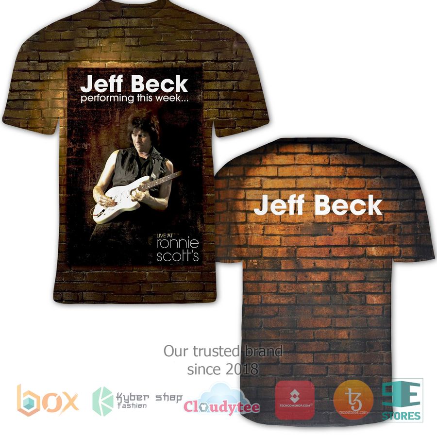 the jeff beck group live at ronnie scotts album 3d t shirt 1 39549