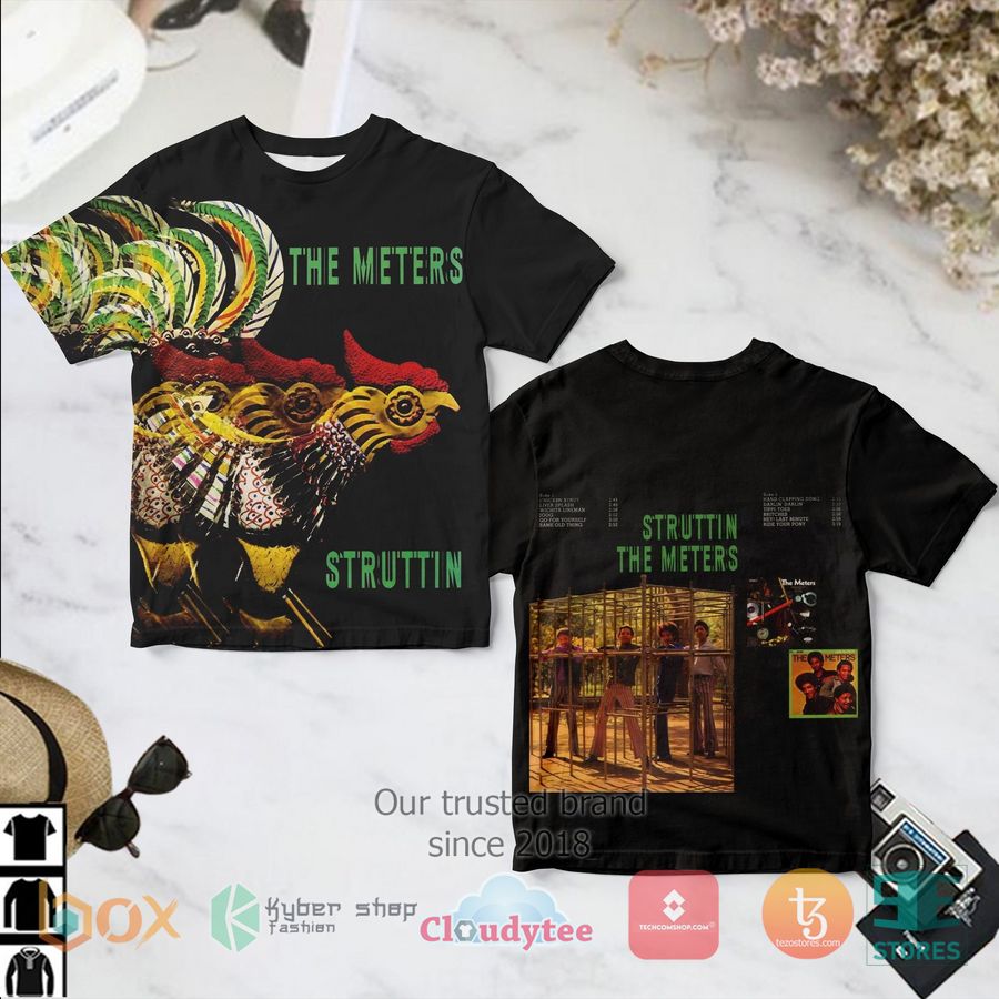 the meters band struttin album 3d t shirt 1 41848