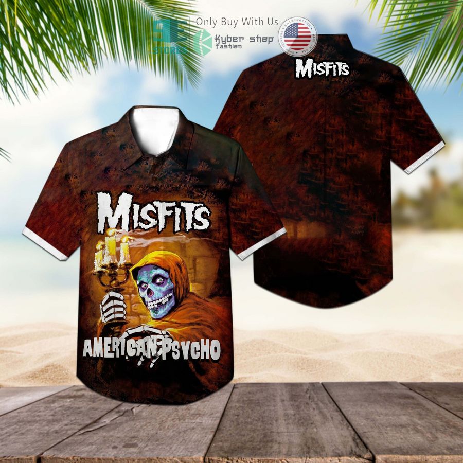 the misfits band american psycho album hawaiian shirt 1 93208
