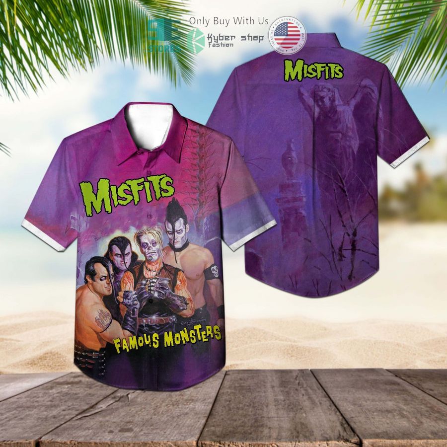 the misfits band famous monsters album hawaiian shirt 1 76273