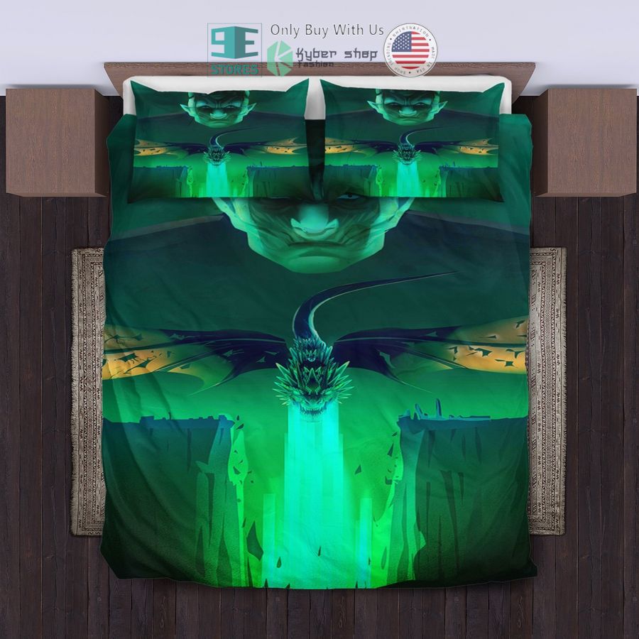 the night king game of thrones green bedding set 1 85815