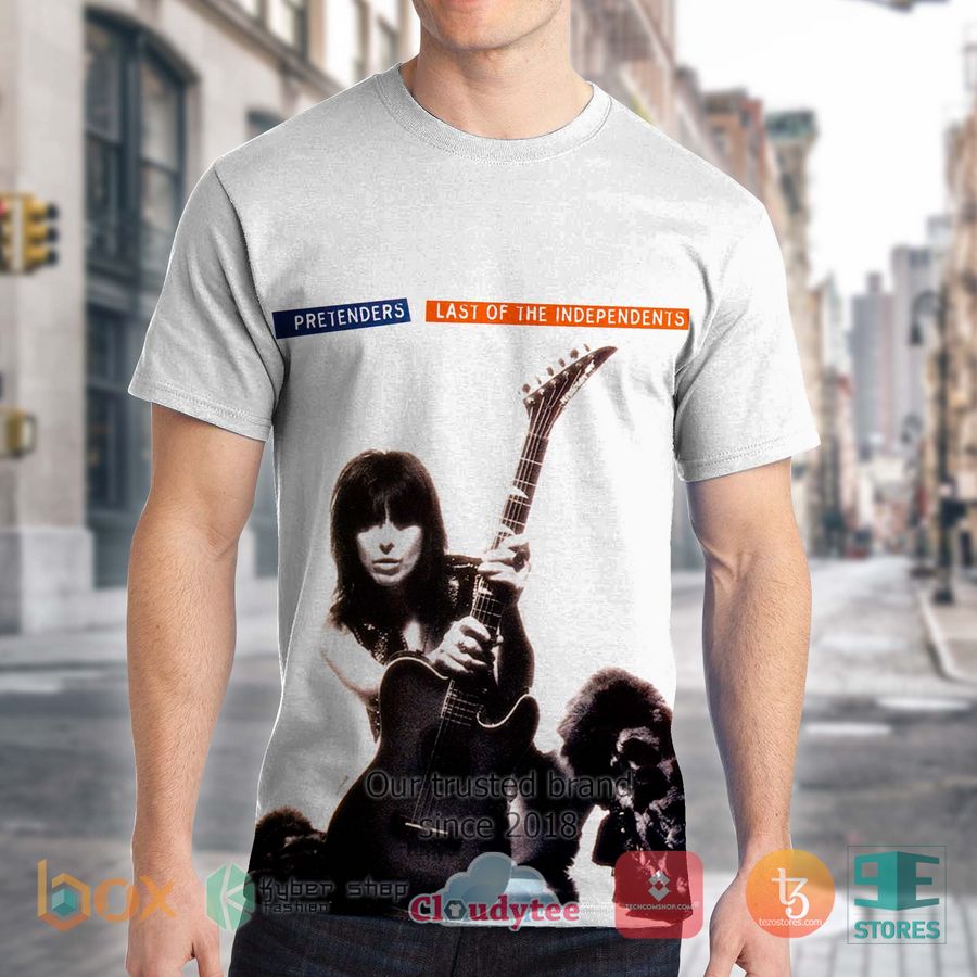 the pretenders band last of the independents album 3d t shirt 1 61522