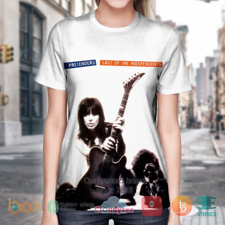 the pretenders band last of the independents album 3d t shirt 3 56251