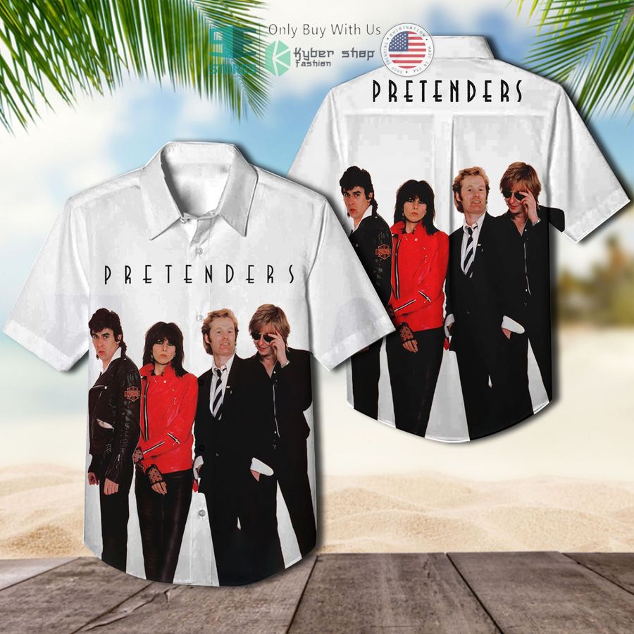 the pretenders band pretenders white album hawaiian shirt 1 34841