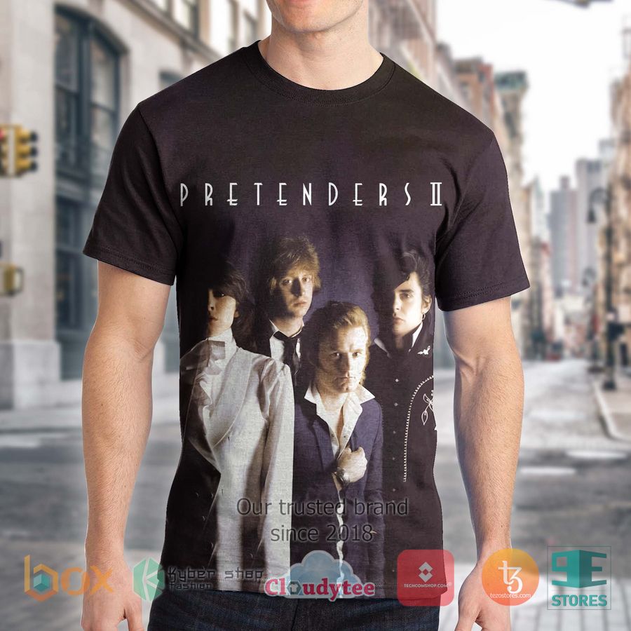the pretenders band type ii album 3d t shirt 1 70755