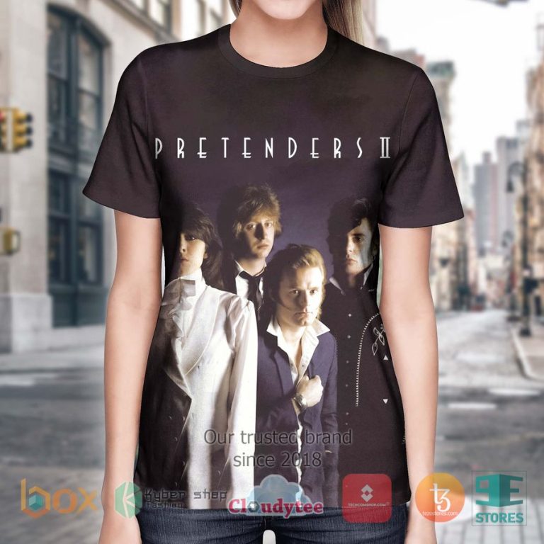 the pretenders band type ii album 3d t shirt 3 13293